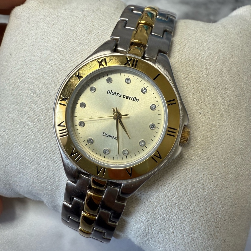 Pierre Cardin Silver and Gold Women's Watch